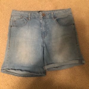 Denim shorts